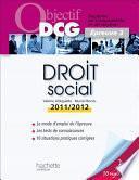 Objectif DCG Droit social 2011/2012