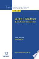 Objectifs et compétences dans l'Union européenne