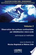 Observation des surfaces continentales par télédétection micro-onde