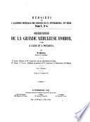 Observations de la grande nébuleuse d'Orion, faites à Cazan et à Poulkova