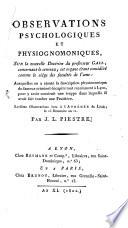 Observations psychologiques