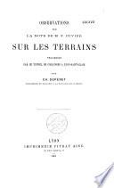Observations sur la note de F. Cuvier sur les terrains traversés par le tunel de Collonges à Lyon Saint-Clair