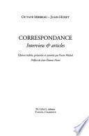 Octave Mirbeau -- Jules Huret