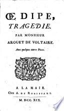 Oedipe: tragédie