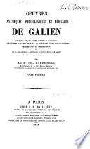 Oeuvres anatomiques, physiologiques et médicales