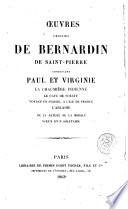 Oeuvres choisies de Bernardin...