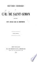 Oeuvres choisies de C. H. de Saint-Simon