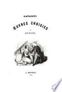 Oeuvres choisies de Gavarni revues, corrigées et nouvellement classées par l'auteur études de moeurs contemporaines par mm. Théophile Gautier & Laurent-Jan