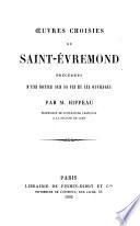 Oeuvres choisies de Saint-Évremond