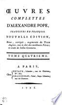 OEUVRES COMPLETES D' ALEXANDRE POPE