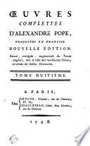 OEUVRES COMPLETES D' ALEXANDRE POPE