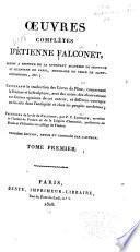 Oeuvres complètes d'Étienne Falconet...