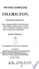 Oeuvres complètes d'Hamilton
