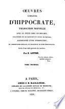 Oeuvres complètes d'Hippocrate