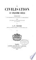 Oeuvres complètes de A.F. Ozanam: La civilisation au cinquième siècle