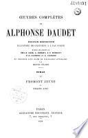 Oeuvres complètes de Alphonse Daudet: Fromont Jeune et Risler Aîné (éd. en 1909, XI-348 p.)