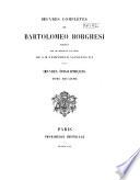 Oeuvres complètes de Bartolomeo Borghesi ...: Œuvres épigraphiques. 3 v. 1864-69