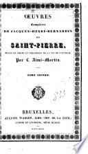 Oeuvres complètes de Bernardin de Saint-Pierre