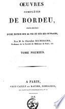 Oeuvres complètes de Bordeu