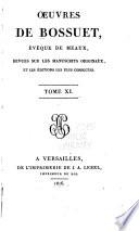 Oeuvres completes de Bossuet, évéque de Meaux