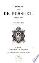 Oeuvres complètes de Bossuet, évêque de Meaux
