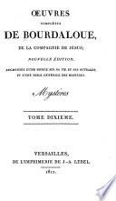 Oeuvres complètes de Bourdaloue, de la compagnie de Jesus