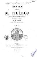Oeuvres complètes de Cicéron avec traduction en français