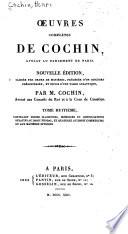 Oeuvres complètes de Cochin, avocat au Parlement de Paris