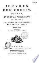 Oeuvres complètes de Cochin