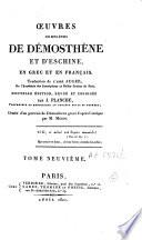 Oeuvres complètes de Démosthène et d'Eschine