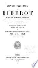 Oeuvres complètes de Diderot: Encyclopédie, C-E