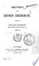 *Oeuvres completes de Diderot tome 1 [-26].