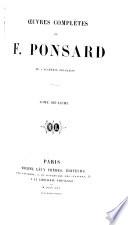 Oeuvres complètes de F. Ponsard...