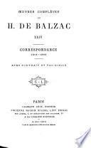 Oeuvres complètes de H. de Balzac