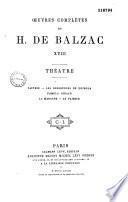 Oeuvres complètes de H. de Balzac