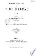 Oeuvres complètes de H. de Balzac