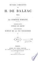 Oeuvres complétes de Honoré de Balzac