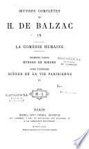 Oeuvres complétes de Honoré de Balzac
