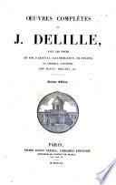 Oeuvres complètes de J. Delille