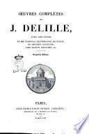 Oeuvres complètes de J. Delille