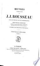 Oeuvres complètes de J.J. Rousseau