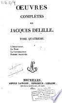 Oeuvres complètes de Jacques Delille
