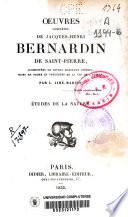 Oeuvres complètes de Jacques-Henri-Bernardin de Saint-Pierre