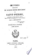 Oeuvres complètes de Jacques-Henri-Bernardin de Saint-Pierre