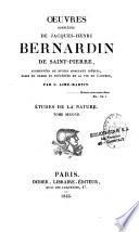 Oeuvres complètes de Jacques-Henri Bernardin de Saint-Pierre