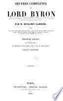 Oeuvres complètes de Lord Byron