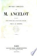 Oeuvres complètes de m. Ancelot