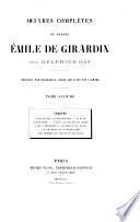 Oeuvres complètes de madame Émile de Girardin, née Delphine Gay