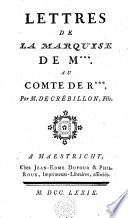 OEUVRES COMPLETES DE MONSIEUR DE CRÉBILLON, FILS.