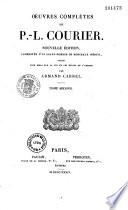 Oeuvres complètes de Paul-Louis Courier